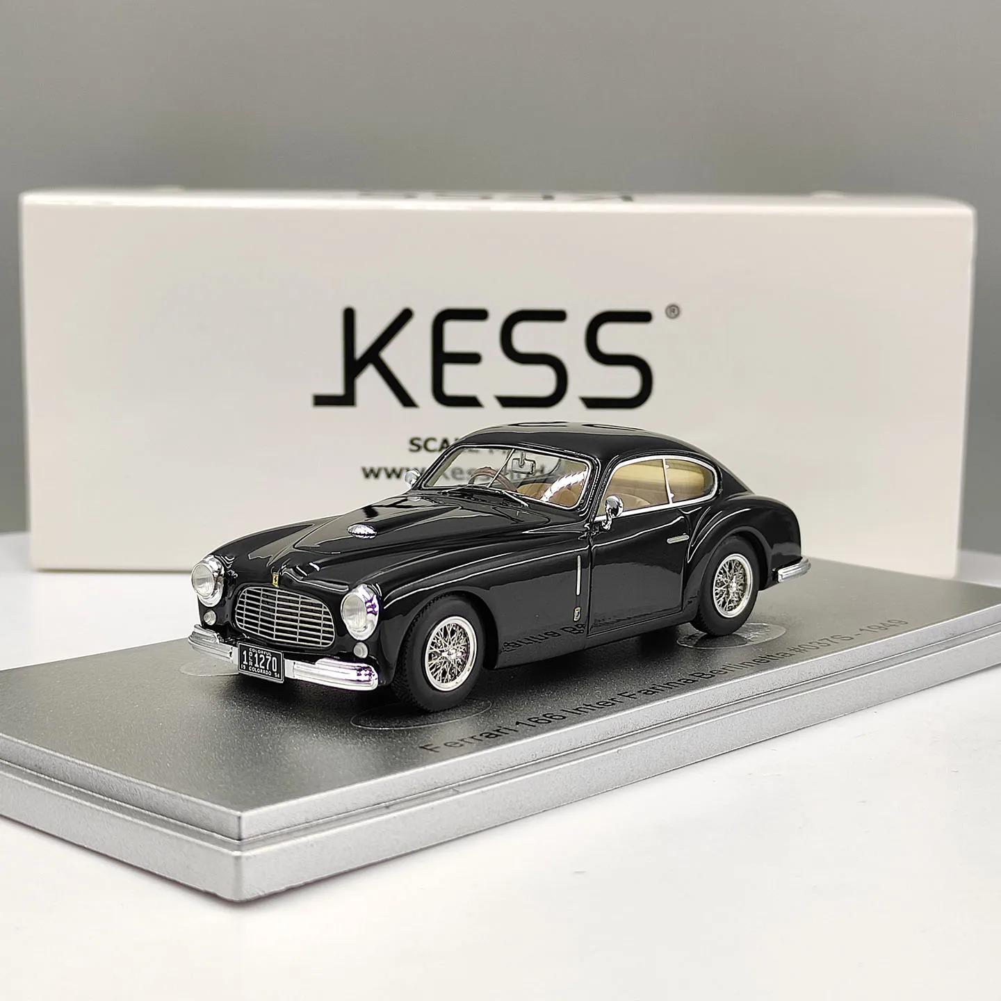KESS 1:43 Scale Ferrari 166 Inter Farina 1949 Resin Car Model