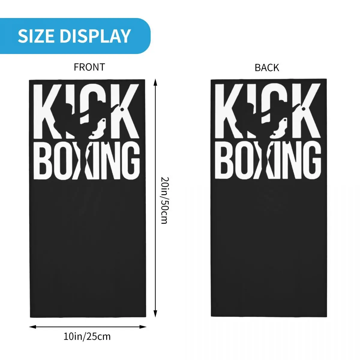 K-1 Kickboxing World GP Bandana Neck Gaiter Printed Magic Scarf Warm Balaclava Hiking Fishing Unisex Adult Winter