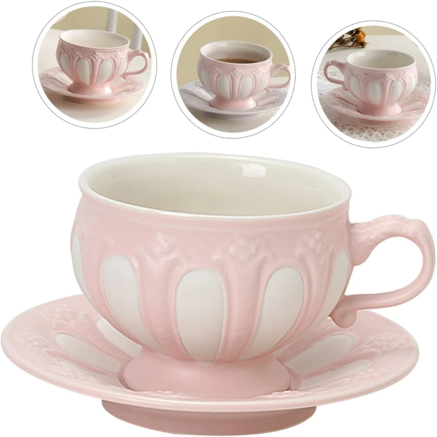 Ruly Elegant Porcelain Tea Set for a Sophisticated Afternoon Tea Experience - Luxurious Vintage Charm and Style - Beautifully Cr