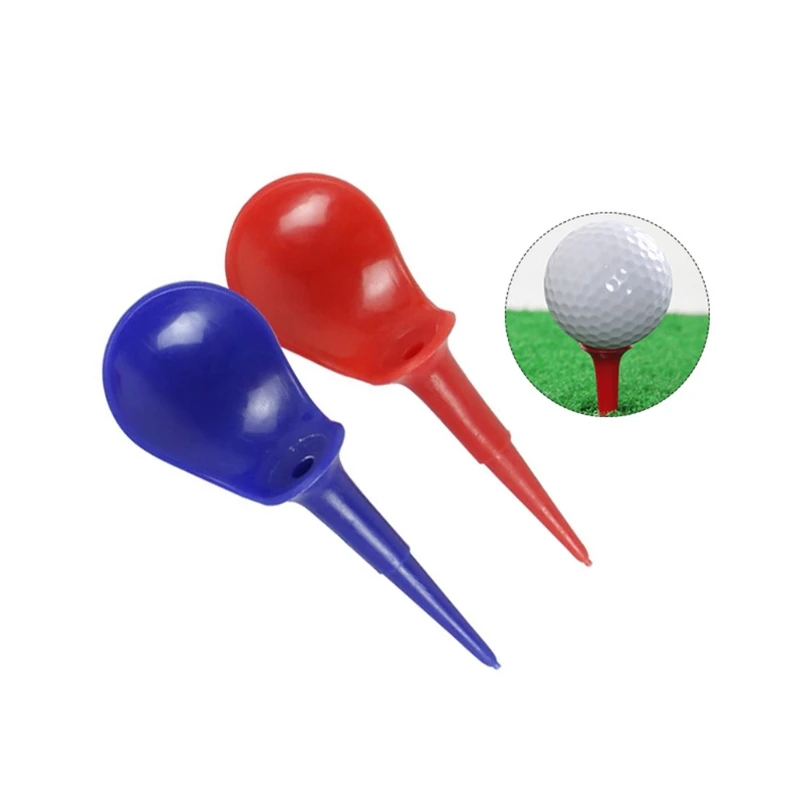 Golf 50 unids/pack Anti-rebanado Tees Golf plástico en forma silla camisetas Divot herramientas calidad superior