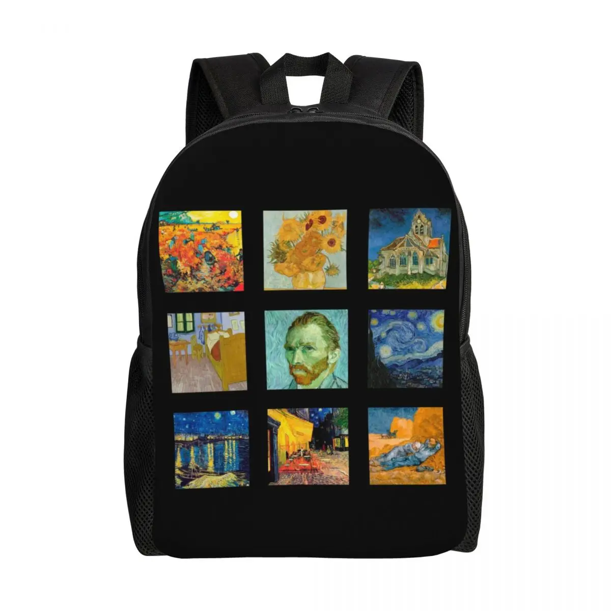 

Vincent Van Gogh Painting Collage Backpack for Men Women School College Student Bookbag Fits 15 Inch Laptop Bags