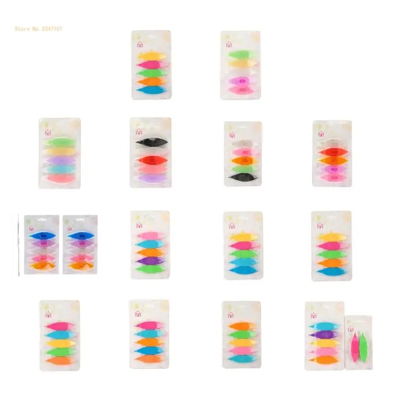 DIY Shuttle Craft Tool, Colorful Plastic Tatting Shuttles Weaving Tools for DIY Weaving Thread Sewing Handicrafts Dropship