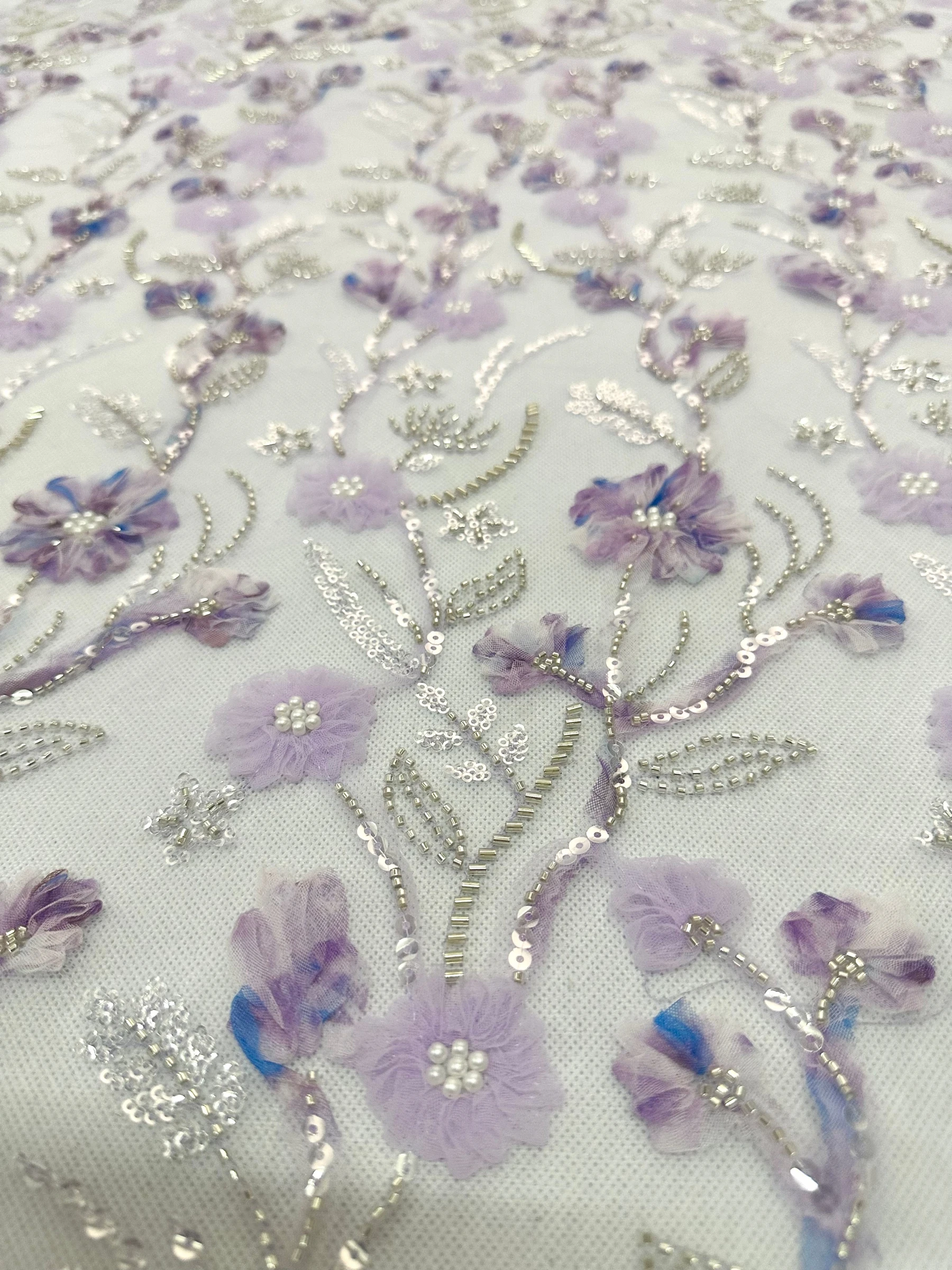 

Материалы из ткани с блестками для свадебных платьев и праздничных платьев, ткань с цветочной вышивкой пайетками для дизайна