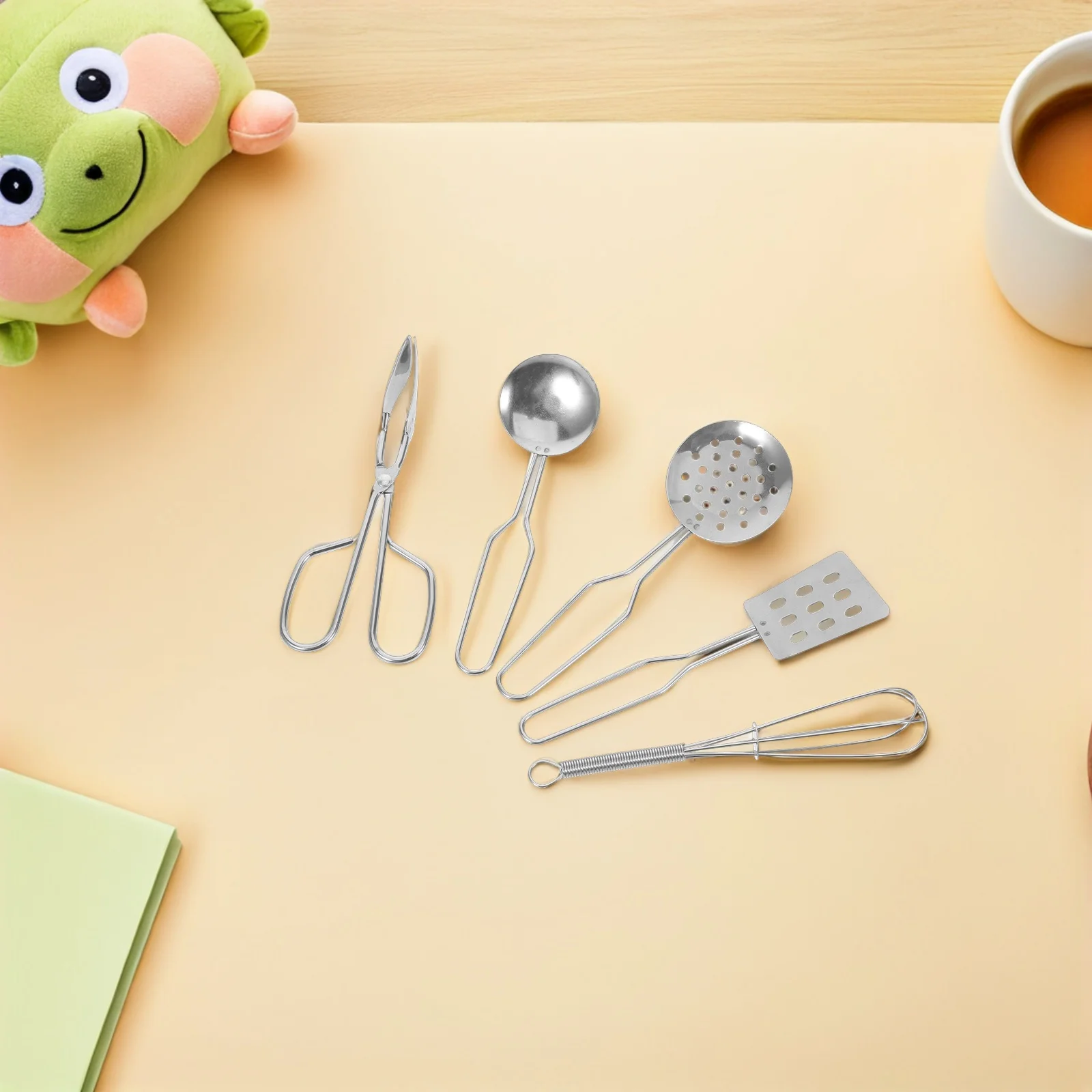 1 set mini utensili da cucina per bambini accessori da cucina realistici set da gioco di finzione cucina per bambini giochi di ruolo apprendimento