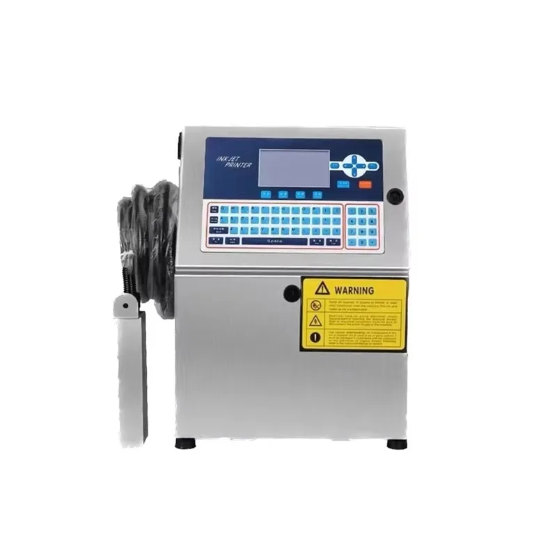 آلة نفث الحبر للطابعة السفلية لزجاجة المشروبات عبر الإنترنت لفترة الإنتاج طباعة ملصقات خطوط الأنابيب الأكثر مبيعًا