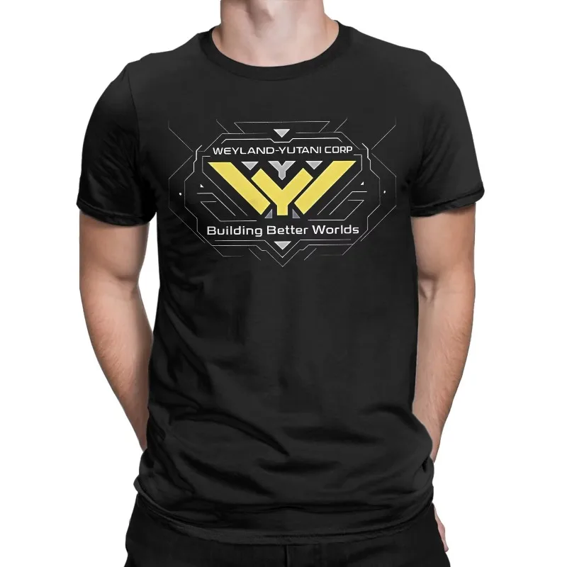 2025 Summer Graphic Printing Weylands Yutani Corp T Shirt for Men Women Horror Movie Pure Tee Shirt Short Sleeve Clothing Summer
