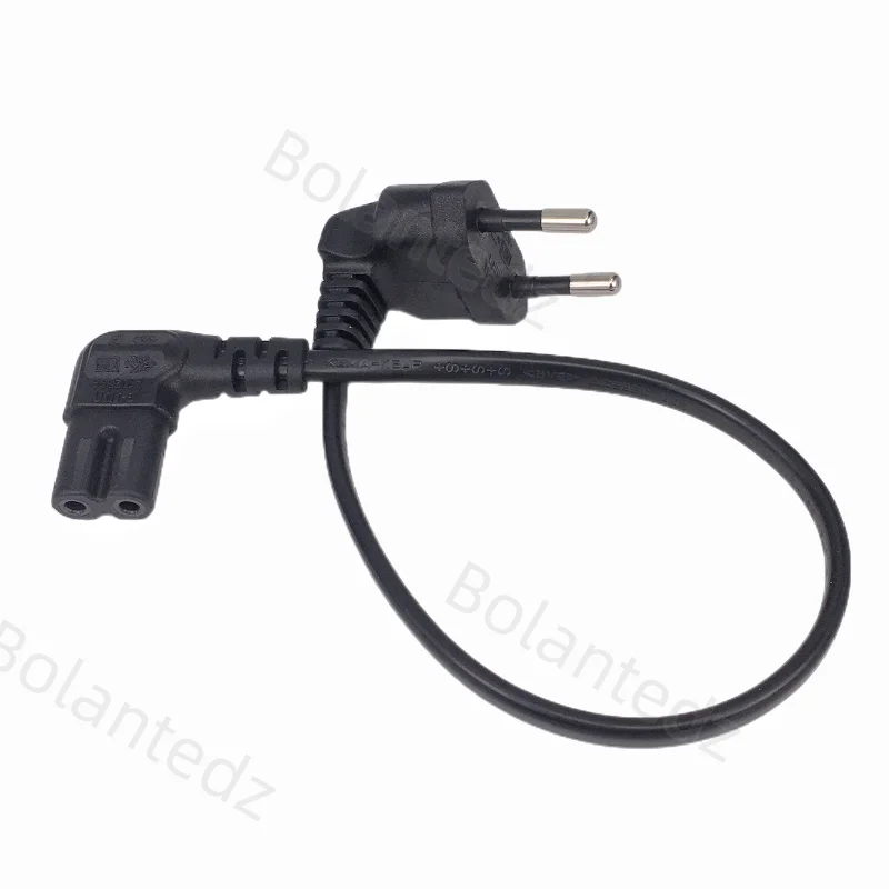 C7 90 Degree Angle AC Power Cord for Samsung Philips Sony LED TV EU Schuko CEE7/16 to IEC C7 Power Lead Adapter Cable VDE Cord