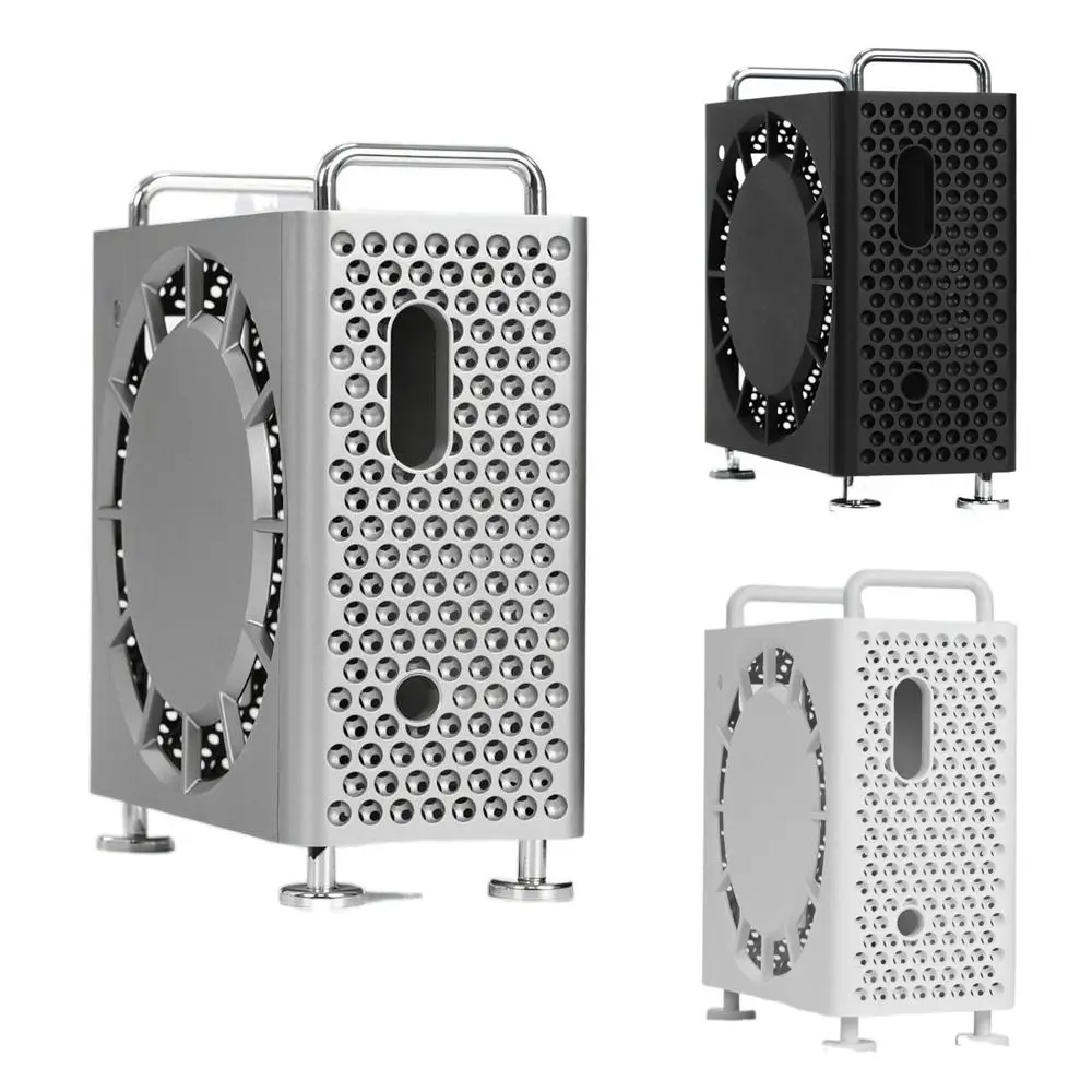 

Dustproof Protective Case ABS Anti-scratch Vertical Stand Protector Heat Dissipation Computer Shell for Mac Mini M4/M4 Pro 2024