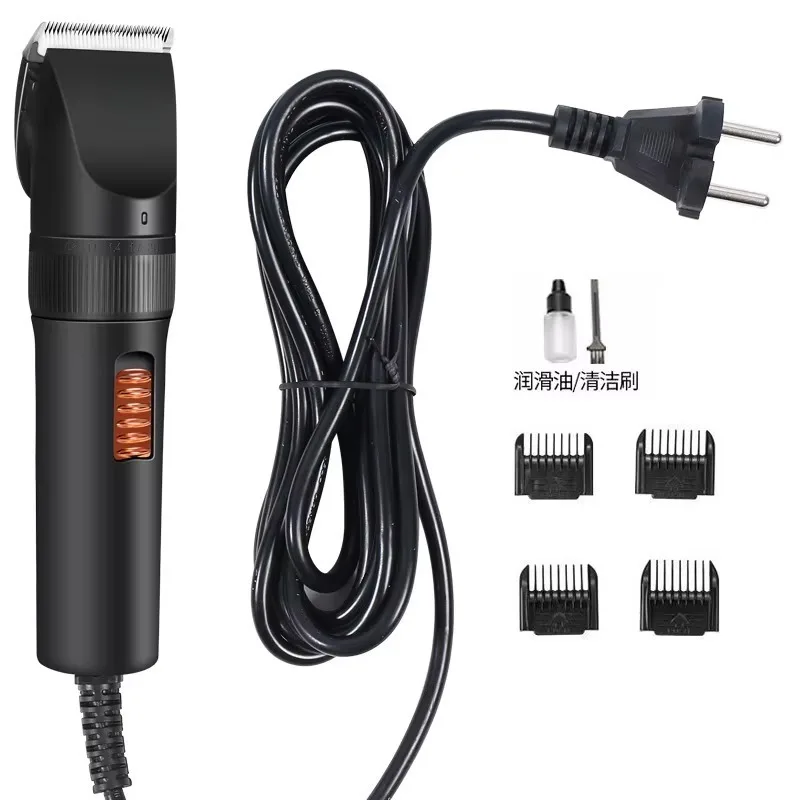 Professional Pet Grooming Clippers, High‑Power Electric Dog & Cat Hair Trimmer, Corded Home‑Use Shaver, Durable & Quiet