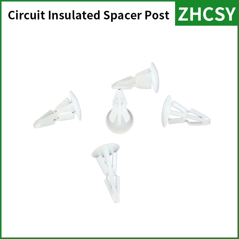 Freeshipping PC RC-3/5/6/8/10/12Board Round Bottom Rivet Isolation Column Nylon Motherboard Circuit Insulation Spacer Pillar