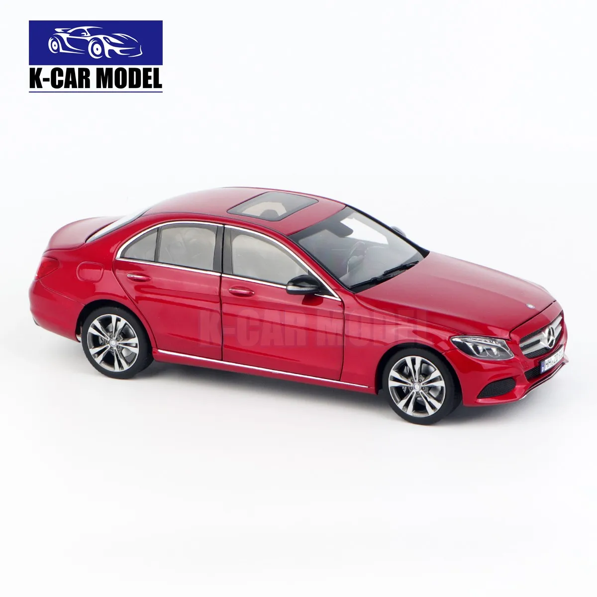 NOREV 1/18 C-Class 2014 2015 Red White Sedan Diecast Car Model