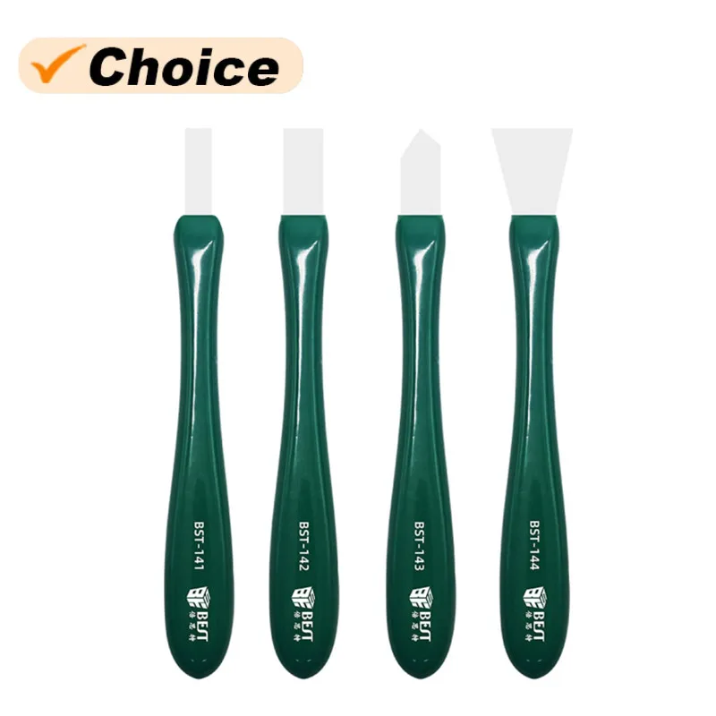 

BST 4 шт. немагнитный скребок для удаления клея BGA оловянный скребок для мобильного телефона материнская плата сердечник нож из нержавеющей стали