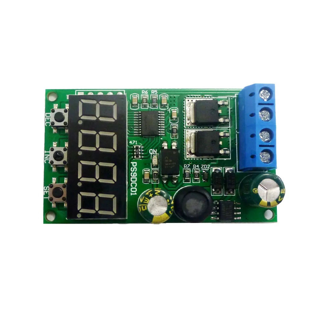 

PS9DC01 15A DC6-30V Battery Protection Board Multifunctional Battery Discharge Protector with Energy Saving Mode Reset Function