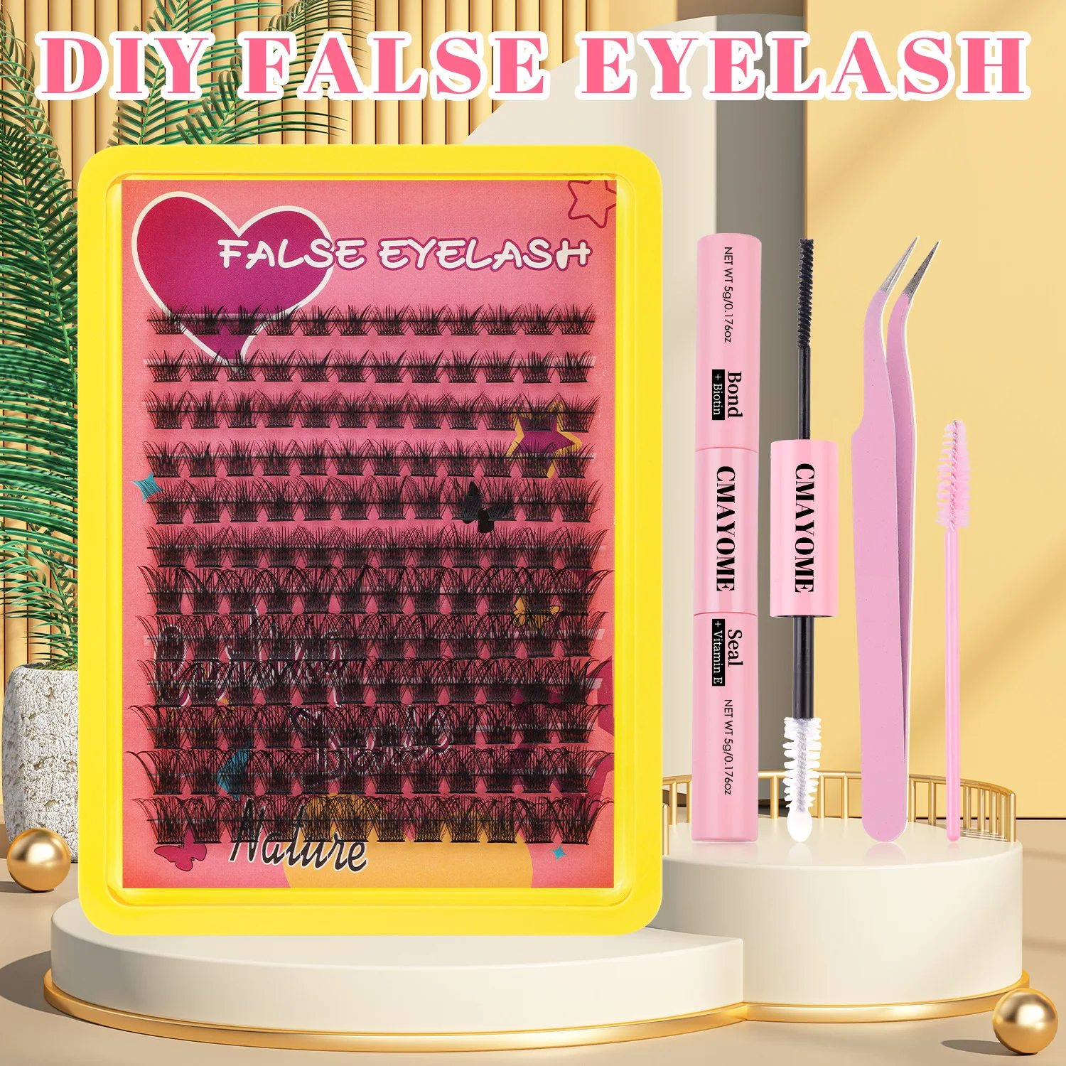 D Song False Eyelashes 10D 20D 30D Mixed Set Hot Selling Eyelash Extensions for Volume Mascara