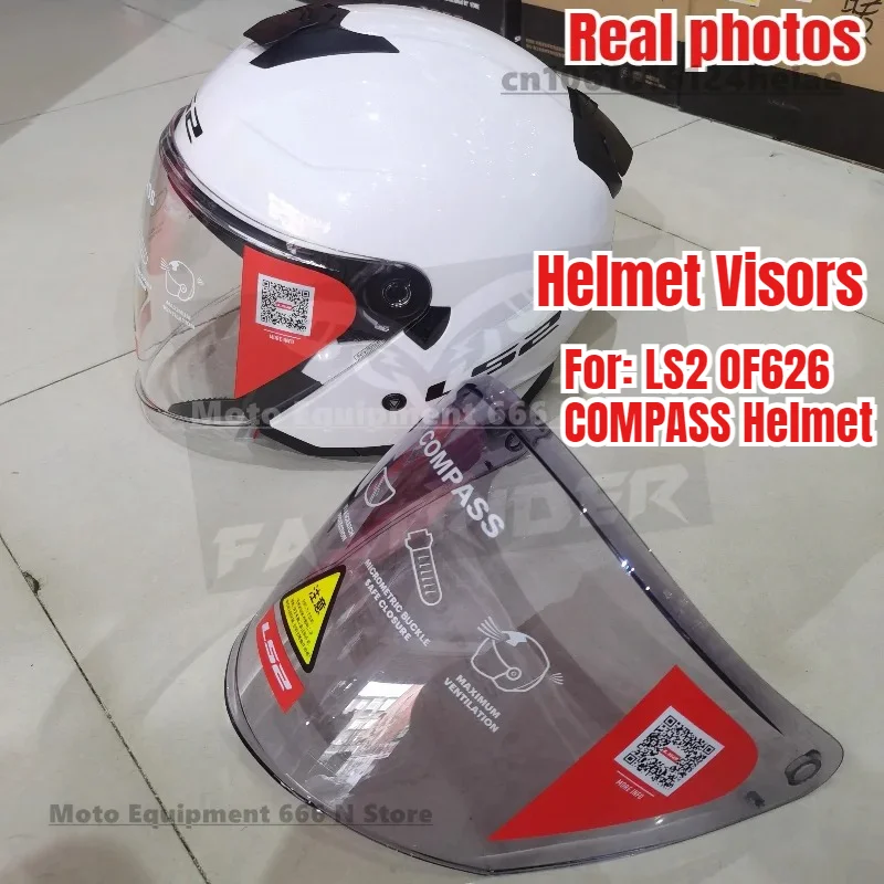 

LS2 OF626 COMPASS Motorcycle Helmet Lenses,Original Of626 Helmet Lenses, Helmet Accessories