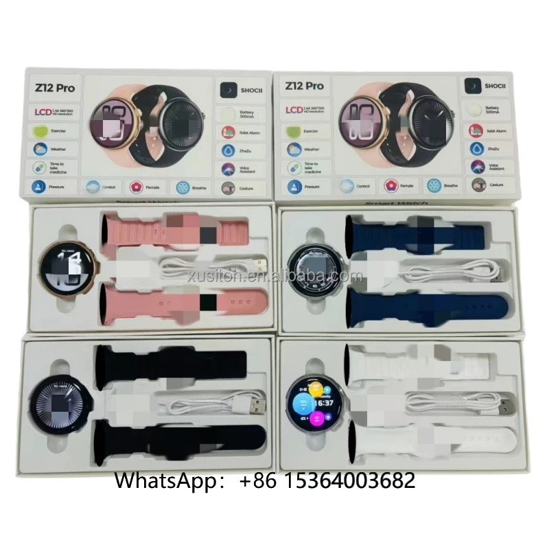 TJXL-смарт-часы для девочек, 1,53-дюймовый круглый экран, BT-трекер вызова, компас сердечного ритма, Z12 PRO, relojes, умные часы 2025 TJXL-смарт-часы для девочек, 1,53-дюймовый круглый экран, BT-трекер вызова, компас сердечного ритма, Z12 PRO, relojes, умные часы 2025