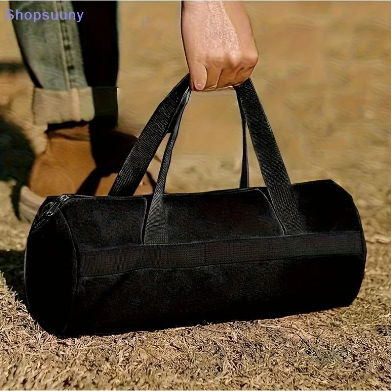 [SU]Thickened Cowhide Electrician Woodworking Bag Strong Wear-resistant Tool Kit Auto Repair Handbag Multifunctional Storage Bag