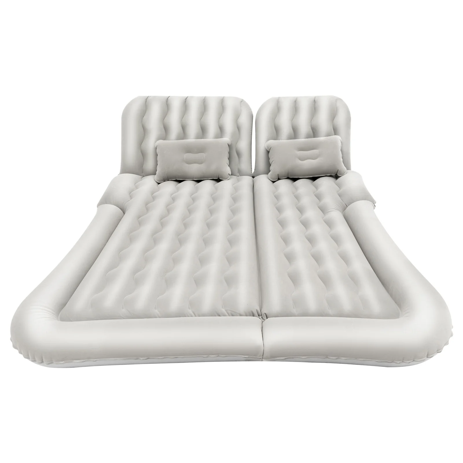 Universele opvouwbare opblaasbare bed draagbare opblaasbare matras set auto achterbank slapen massaal luchtbed kussen met pomp + kussen