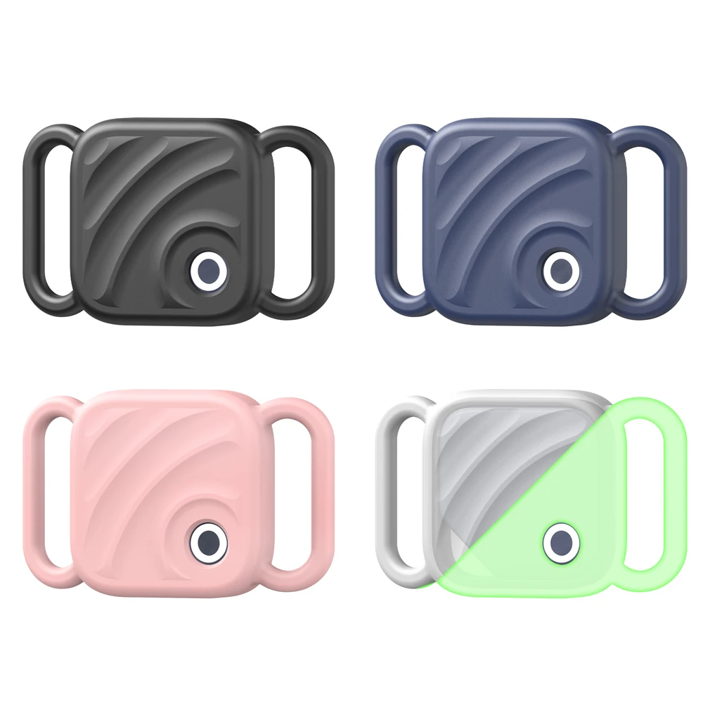 For UGREEN FineTrack Protective Case for Pet Collar Dogs Cats Backpack Soft Silicone Anti Drop Shockproof Night Glow 4 Colors