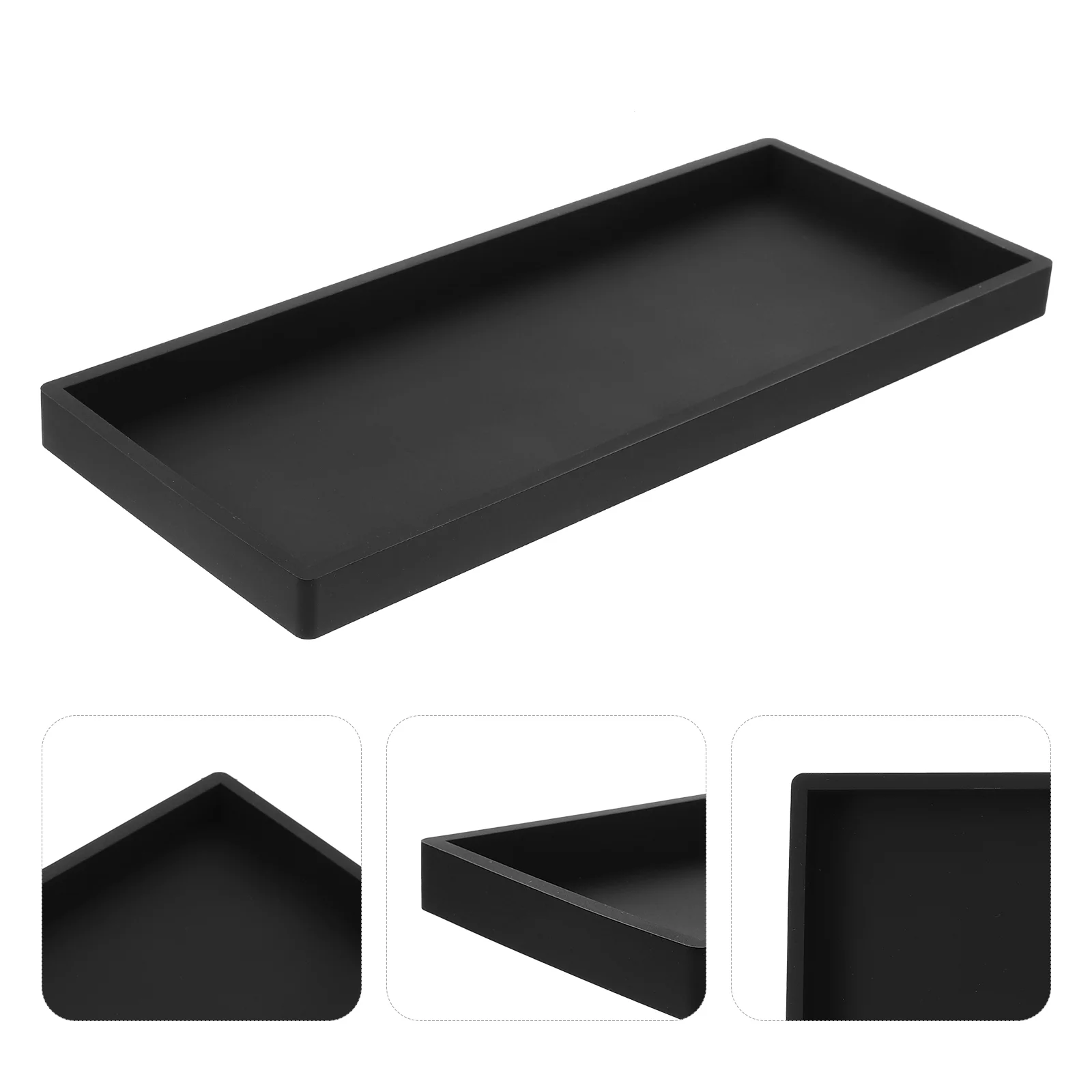 Silicone Tray Hand Towel Kitchen for Counter Jewelry Dresser Vanity Trays Bathroom Storage