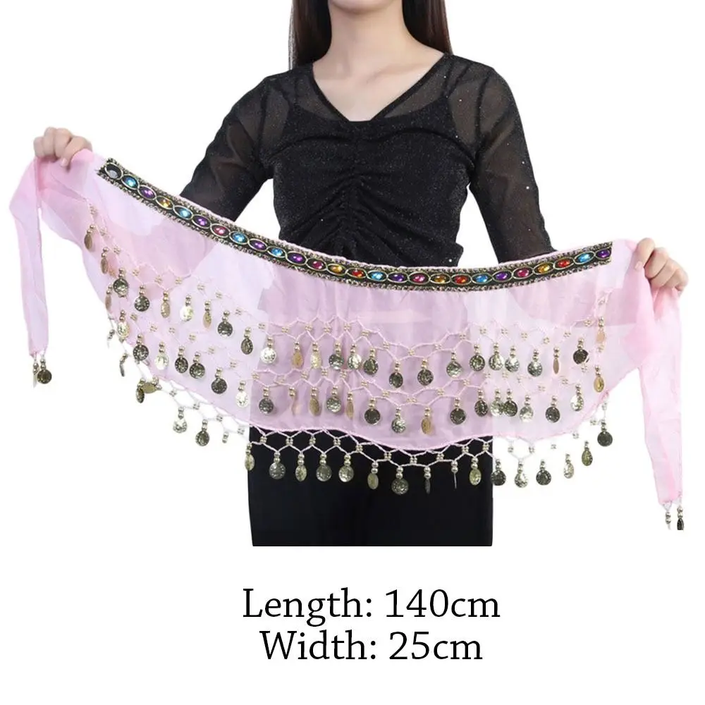 وشاح للورك بالترتر للنساء ، حزام الرقص الشرقي ، تنورة الراقصة ، سلسلة الخصر ، أزياء العرض