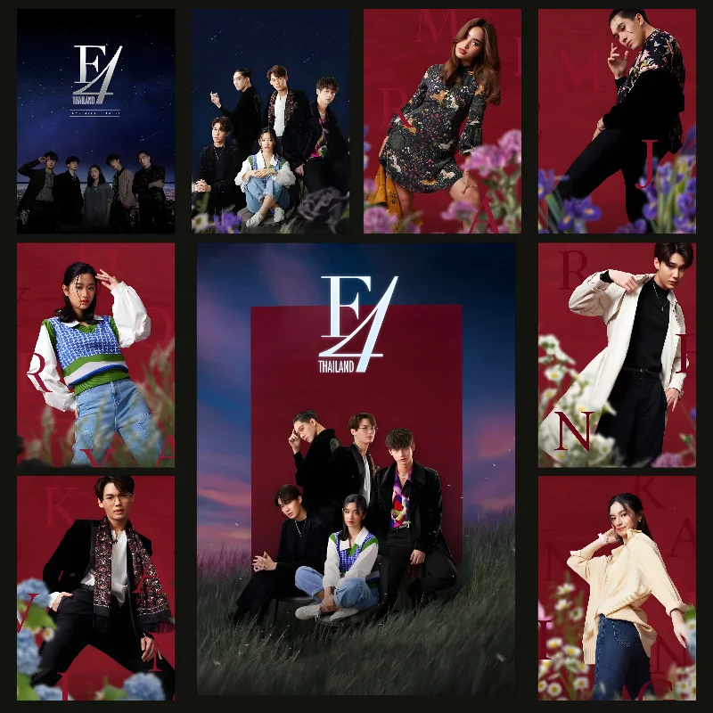 

Movie F4 Thailand Film Poster Self-adhesive Art Waterproof Paper Sticker Coffee House Bar Room Wall Decor