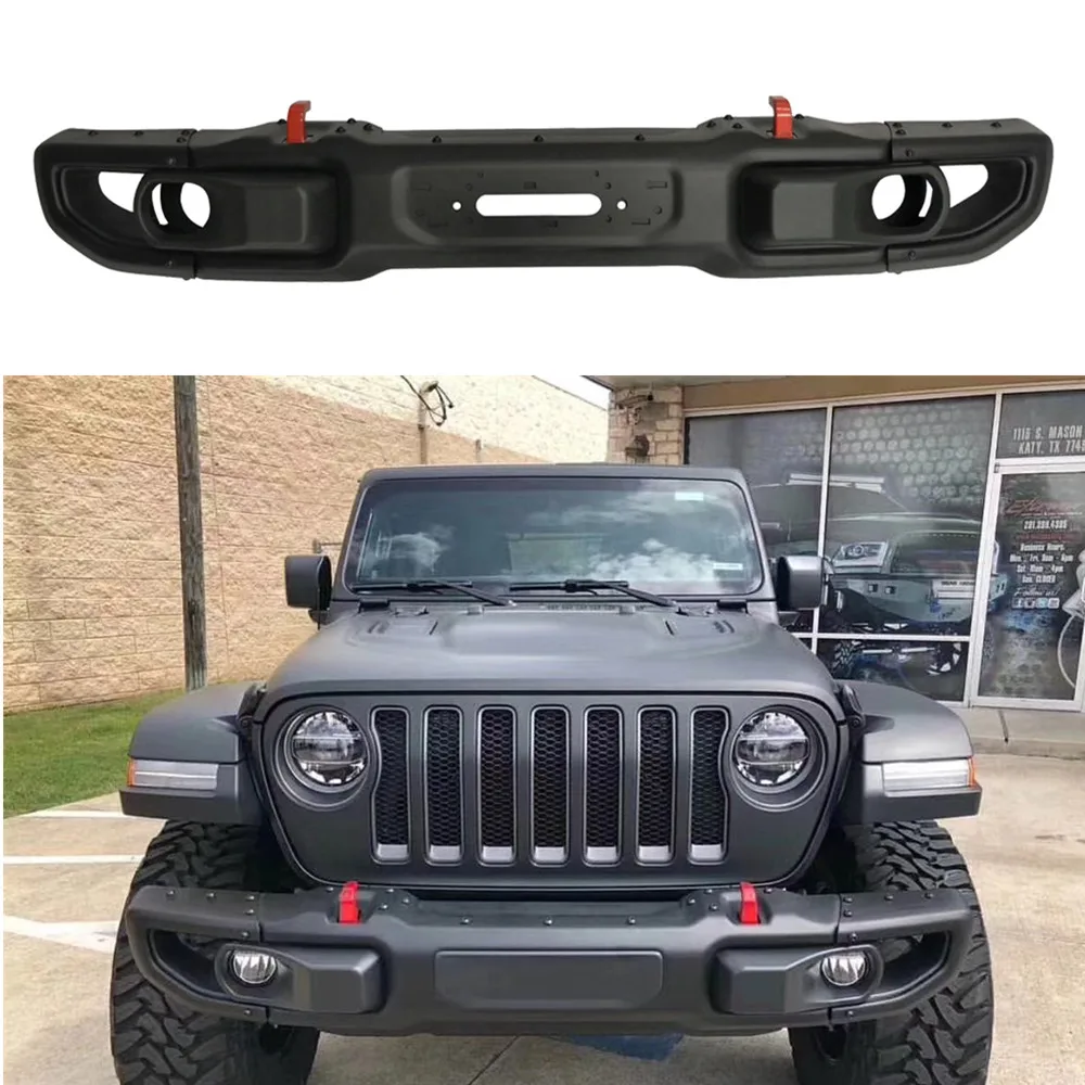 

Steel 10th Anniversary Front Bumper For Jeep For Wrangler JL 2018+ JT Gladiator 2020+ JL1049