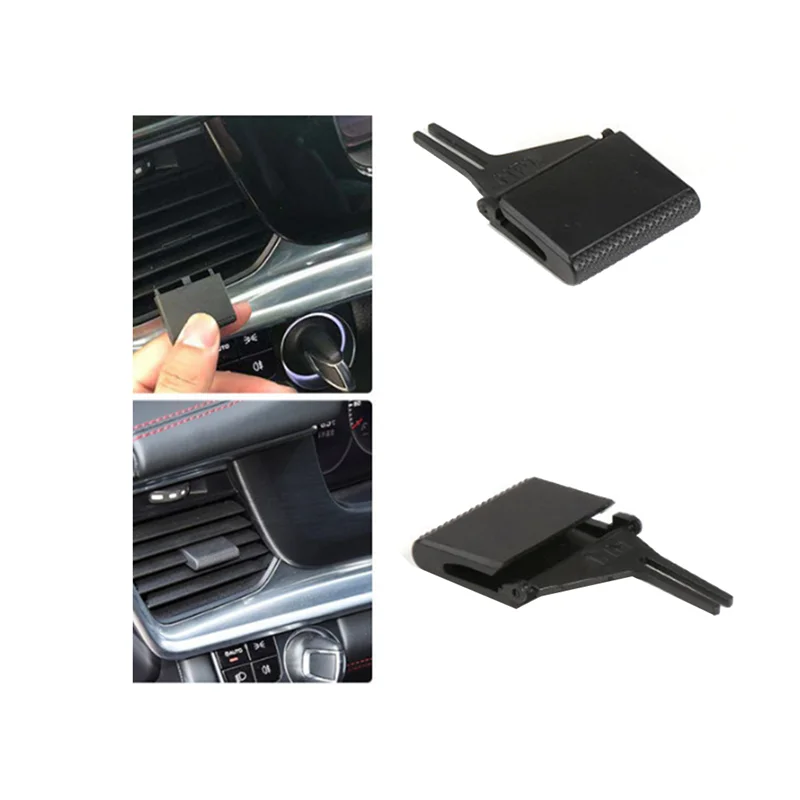 

AU28-Car Air Vent Paddle Clip Dashboard A/C Vent Clip For Porsche Panamera 2017-2021 Car Dashboard A/C Vent Clip Right