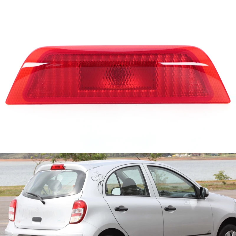 

Pop For Nissan March 2010-2015 Car Rear Additional Brake Light High Mount Lamp 3rd Brake Light Third Stop Brake Light 26590-1HM0
