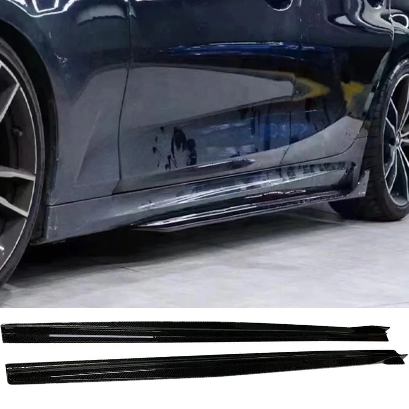 

Applicable carbon fiber side skirts for BMW G20 G28 MP models between 2020 and IN