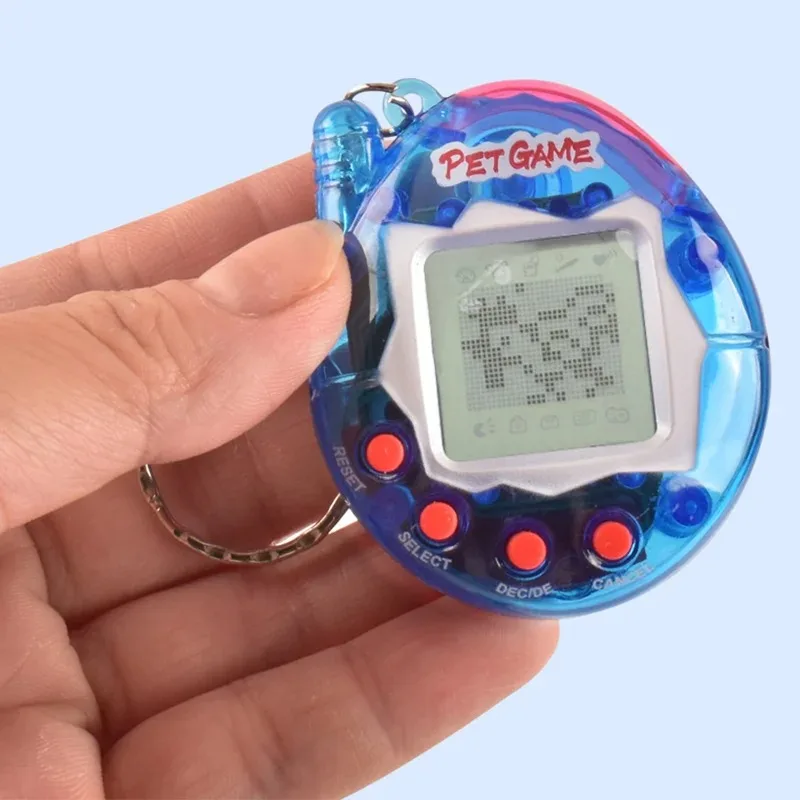 Mini console de jeu électronique portable pour le développement des animaux de compagnie, pendentif jouet novateur et unique, porte-clés, créatif et intéressant