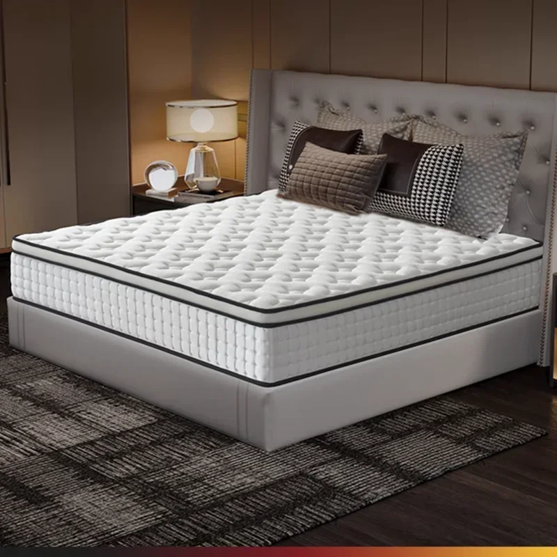 Colchones Rígidos para Dormitorio, para Adultos, Tamaño Queen y King, con Resortes, Suaves, Envasados al Vacío, Colchones de Tamaño Completo para Niños, Colchón, Muebles de Dormitorio
