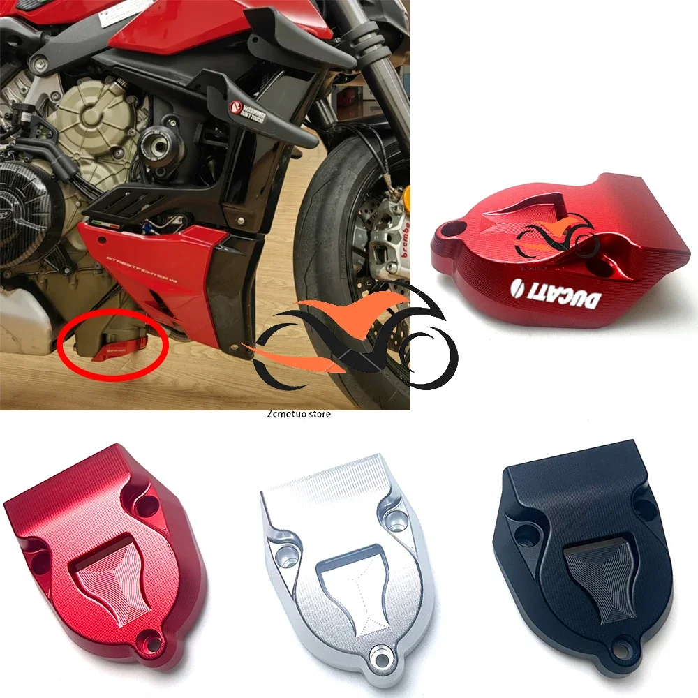 

For STREETFIGHTER V4 V4S Engine Oil Pan Protective Cover Motorcycle Accessories For Ducati Superbike Panigale V4 V4S V4R