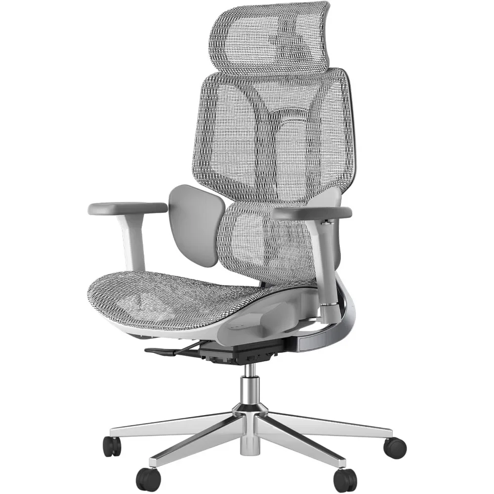 E3 Air Ergonomic Office Chair, Big and Tall Office Chair - with 3-Zone Dynamic Lumbar Support, 3D Adjustable Headrest