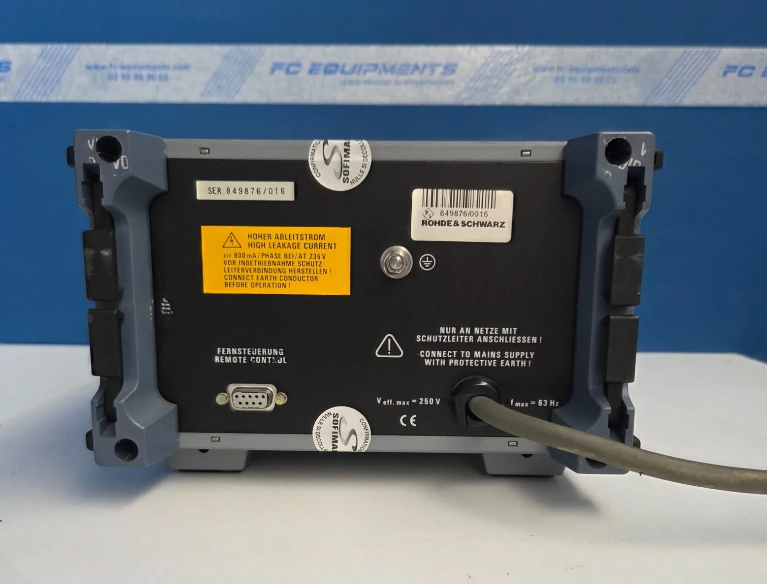Rohde And Schwarz ESH3-Z5 Two-Line V-Network LISN 30MHz#MOQU