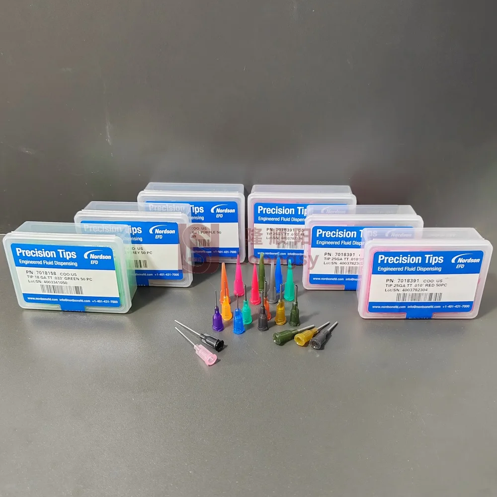 Nordson EFD TT Grey Tapered Needles Luer Lock Plastic Tips Dispensing 14G 15G 16G 18G 20G 21G 22G 23G 25G