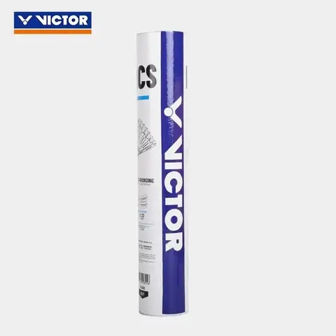 12pcs VICTOR NCS Carbon Sound Badminton Shuttlecocks Durable Artificial Flight Stables Game Ball Tube