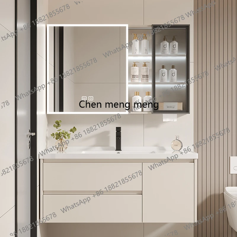Room Decor Beauty Bathroom Cabinet Wooden Big Size Luxury Accent European Cheap Cupboard Space Saver Vestidores Home Products