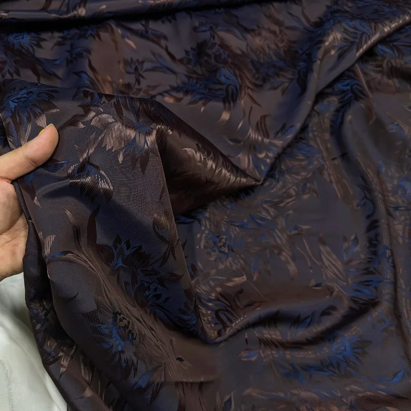 الفرنسية قزحي الألوان الجاكار النسيج تألق مصمم المواد المرأة فستان صيفي دعوى Hanfu تشيباو الملابس DIY الأقمشة للخياطة #4