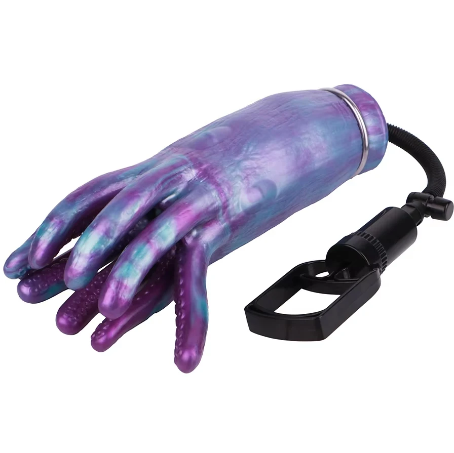 FAAK Intimate Vacuum Pump Sucking Male Masturbator Silicone Large Fantasy Octopus Design Pocket Pussy Stroker Sex Toys For Men