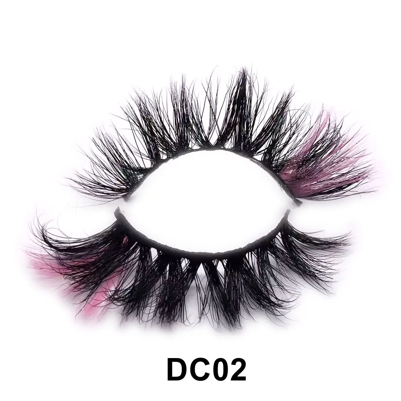 20mm Color Mink Eyelash Natural Long Colourful 3D Mink Eyelashes Color Mink Eyelashes Make Up Use Eyelashes for Party Holiday