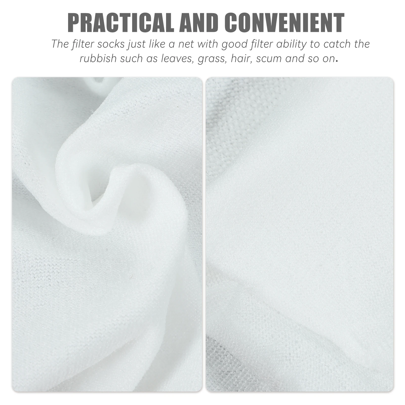 

10Pcs Swimming Pool Filter Socks Skimmer Basket Cover Net Cleaner for Hair Leaves Grass Debris Removal Pool Filter Socks