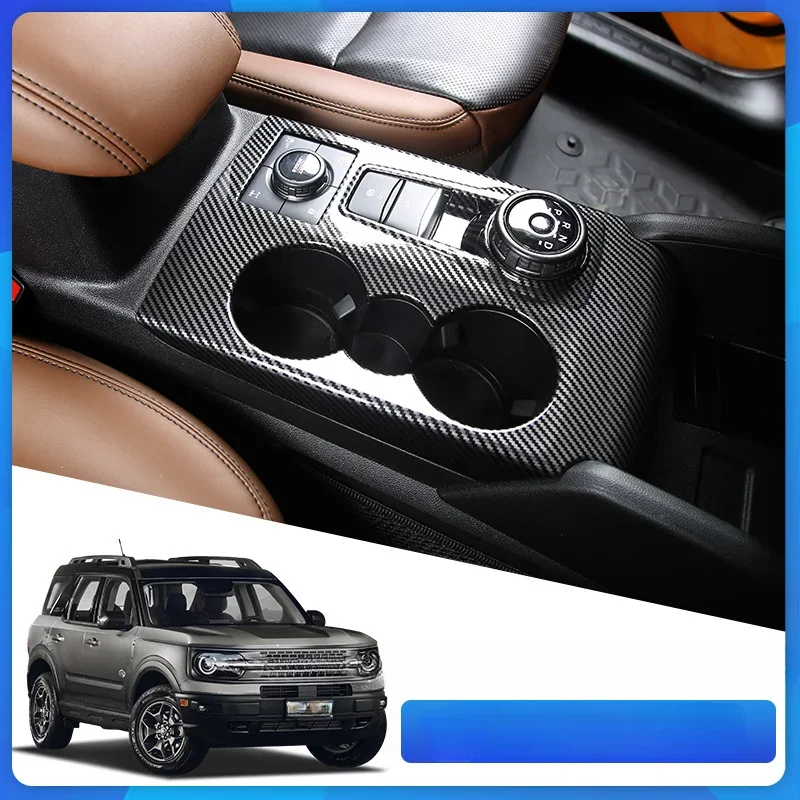 

ABS Car Central Control Gear Shift Framework Cover For Ford Bronco 2021-2022 Frame Sport Central Control Panel Decorative