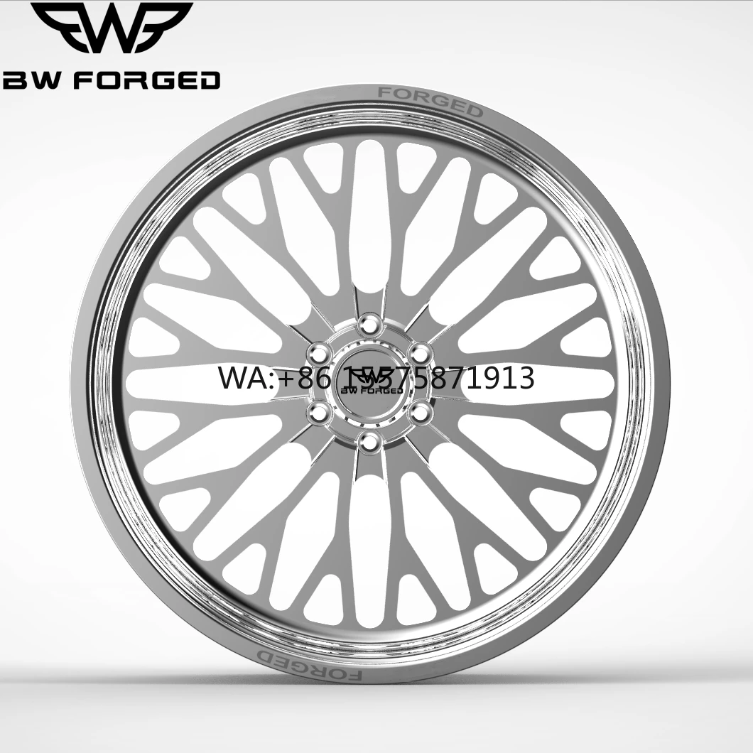 

Polish 20x12 24x14 28x16 30x16 Super Single Truck Wheels 5x139.7 8x165.1 Custom Super Single Truck Wheels