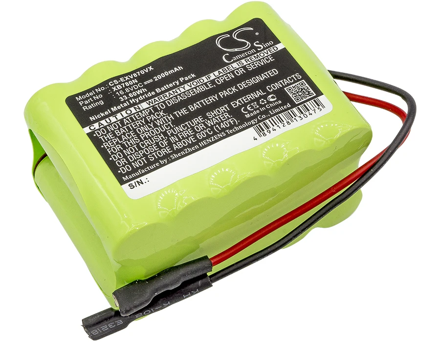 Vacuum 2000mAh Battery For Euro Pro XB780N  Shark Shark SV780N SV780  SV780N  SV760  SV780_N