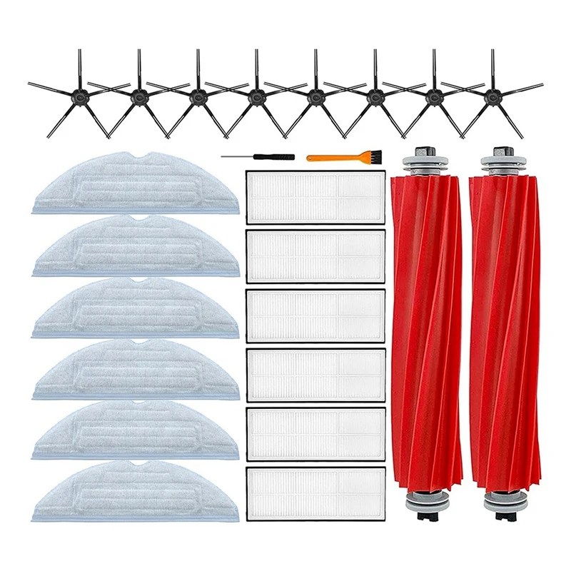 Kit de acessórios para Xiaomi Roborock, S7 Plus, S7 Maxv Plus, T7 Plus, T7S Plus