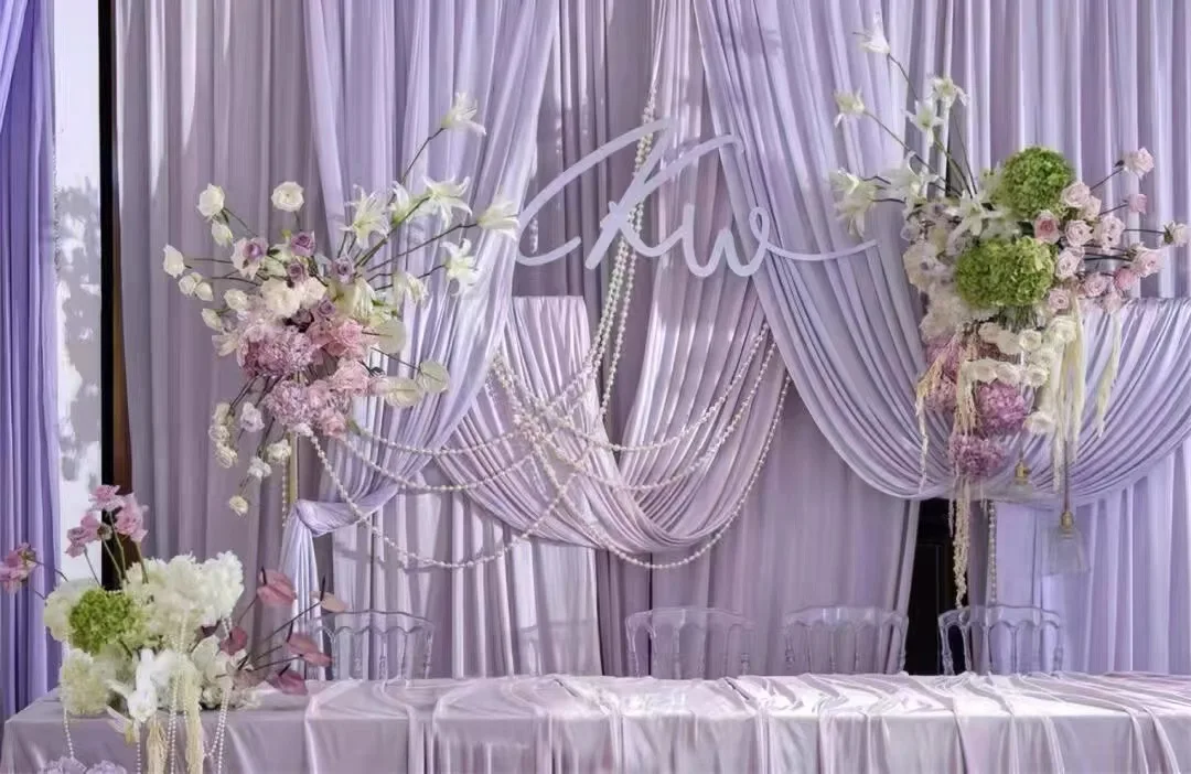 

Фоны для украшения мероприятий, свадебный толстый фиолетовый свадебный фон, драпировка, вечеринка, банкет, лайкра, фон для дня рождения, шторы