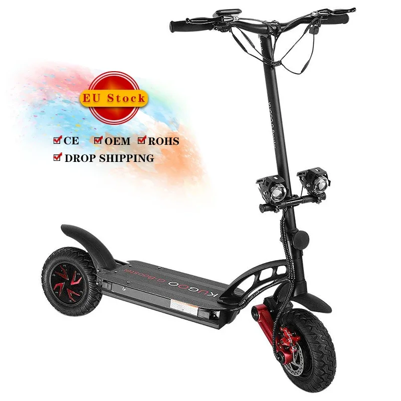 EU stock kugoo G-Booster 800*2 dual motor electric scooters LED screen app control 85km long range 55kmh sports mountain scooter