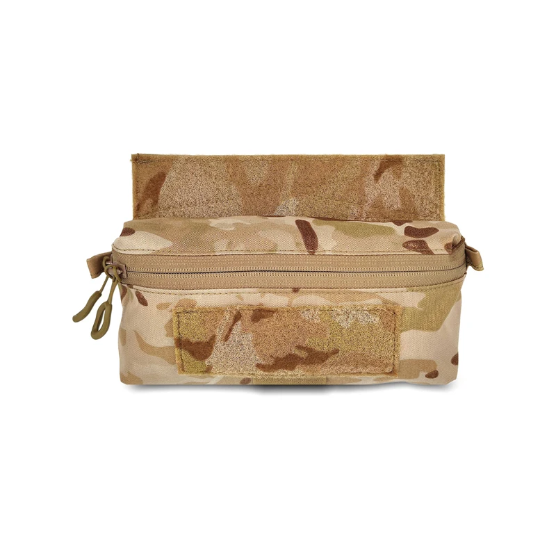 

Tactical Mini Hanging Pouch Multicam Airsoft Vest Dump Drop Pouch Fanny Pack Chest Hanging Plate Carrier 500D Abdominal Bag
