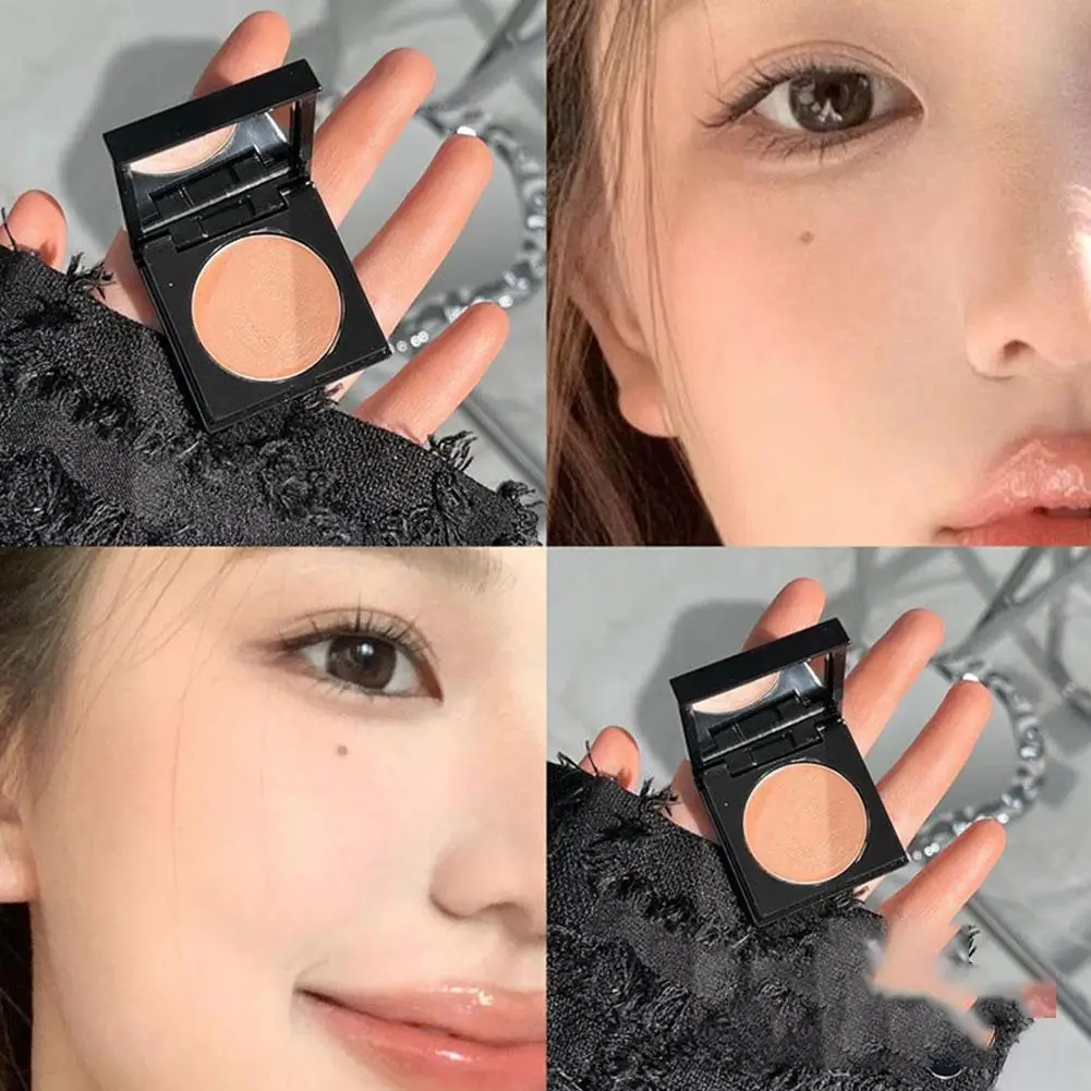 Girl Blush Monochrome Powder Blusher Cream Makeup Blush Blusher Cream Contour Cheek Makeup Blush Rouge Cosmetic Cheek Palet H4p3